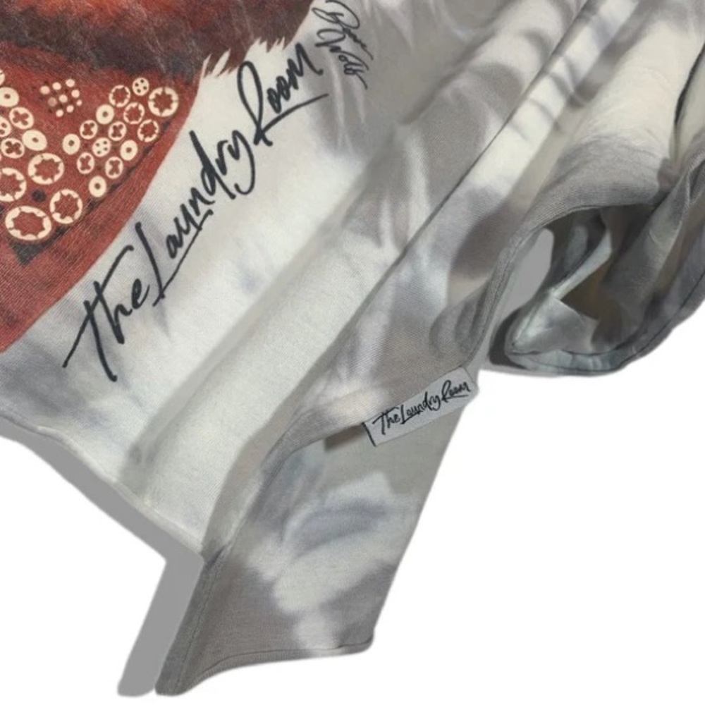 Coors Light x The Laundry Room x UO Beer Wolf Crop Oversized Tee - Diamond Dye - Picture 4 of 13